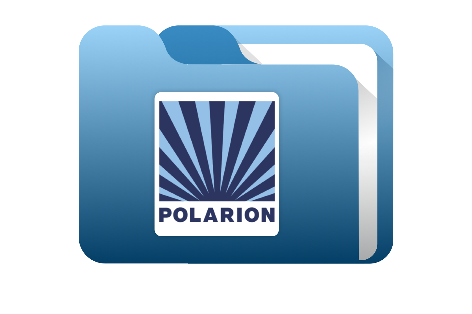 Polarion logo in folder