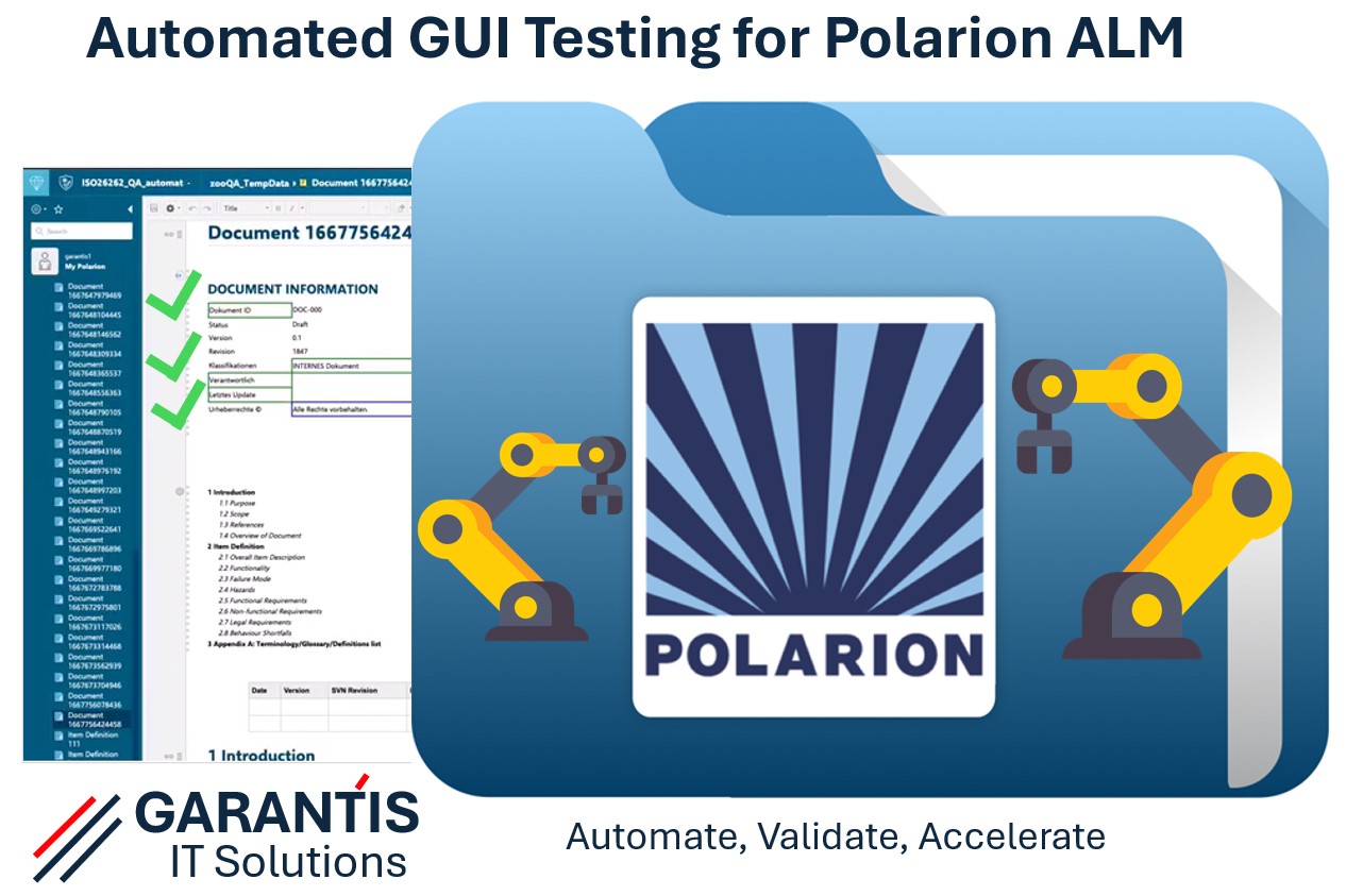 Automated GUI Testing for Polarion ALM | Automate, Validate, Accelerate